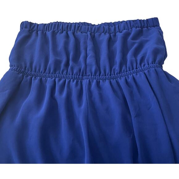 ONE CLOTHING STRAPLESS, FORMAL, EMPIRE WAIST, MAXI DRESS, WOMENS, S, SOLID BLUE - Picture 8 of 11